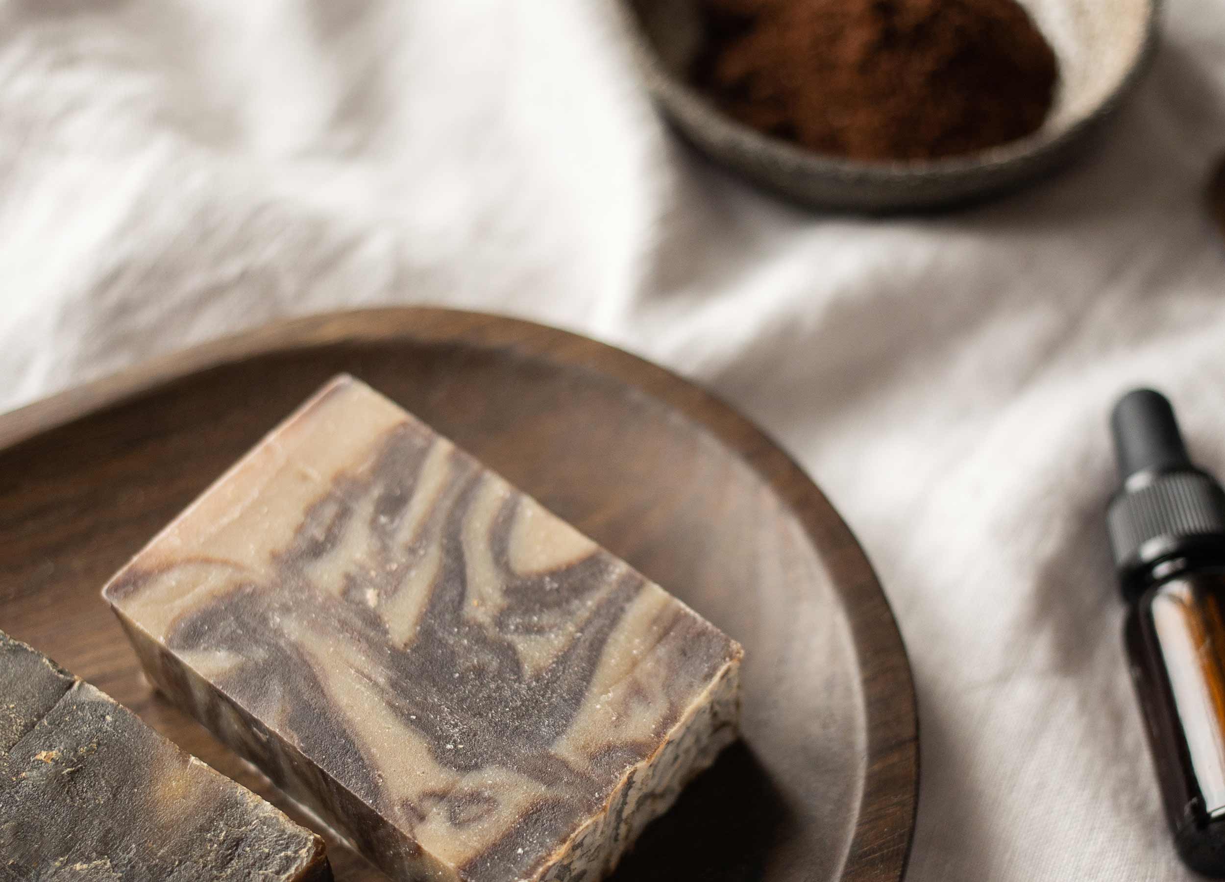 Savons à base de café pour les soins de beauté