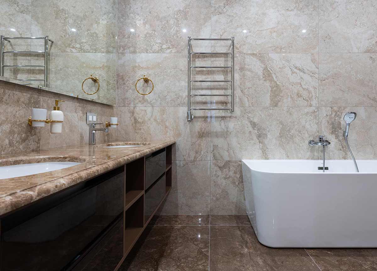 Salle de bain chambre Deluxe
