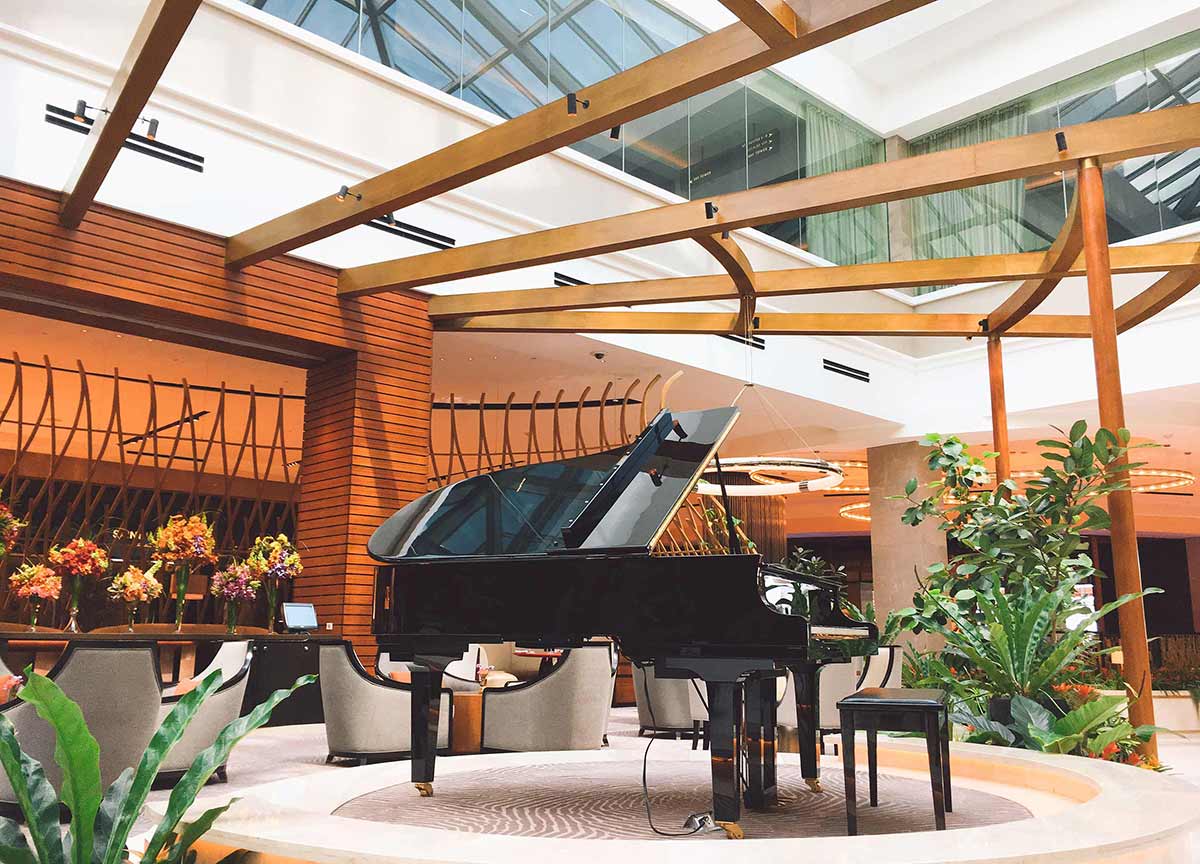 Piano accueil hôtel