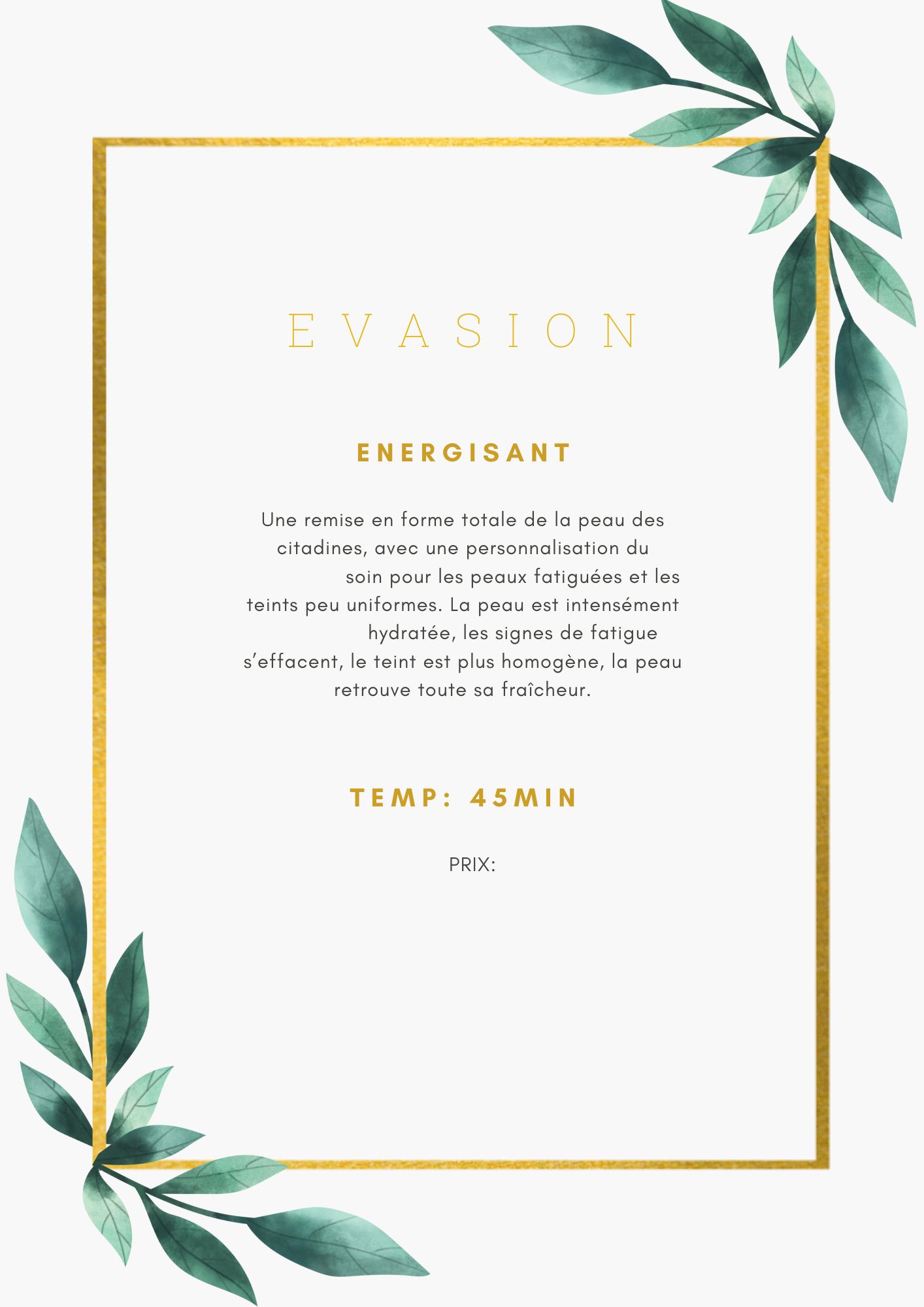 carte de soins evasion
