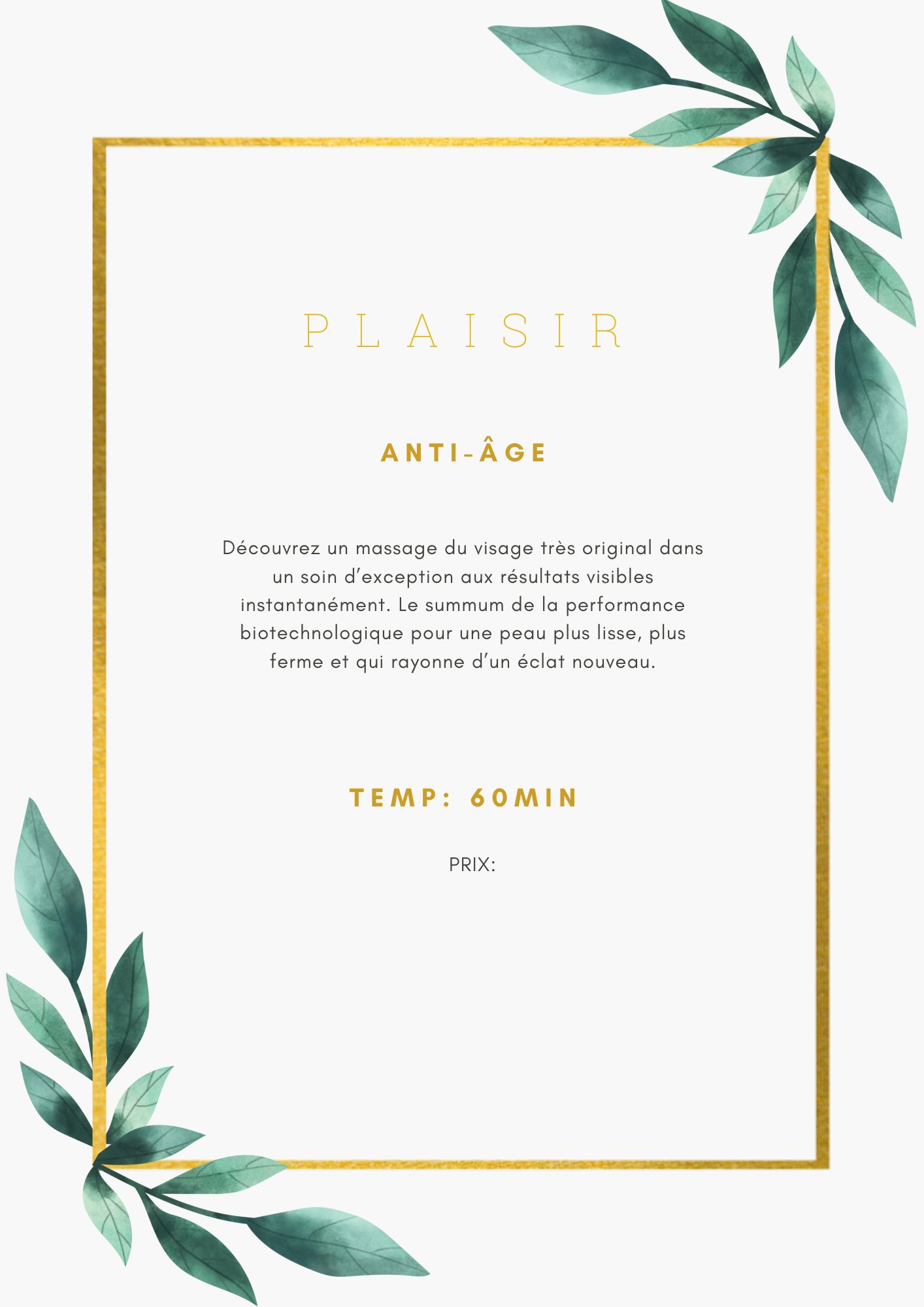 menu déjeuner